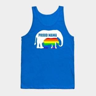 Proud LGBT Mama Elephant Tank Top